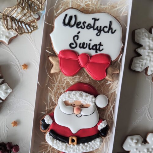 Wesołych świąt z mikołajem