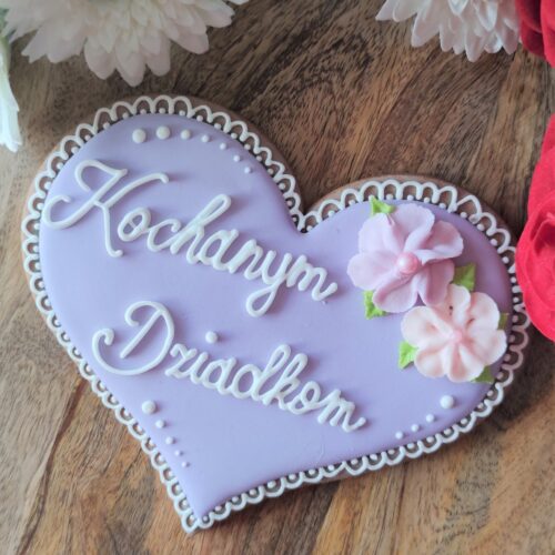 Duże serce z napisem