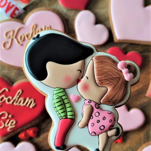 Całująca się para