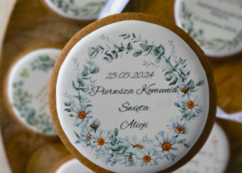 Podziękowania dla gości na komunię