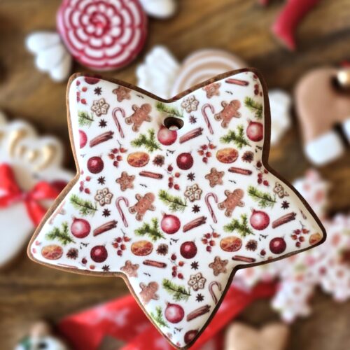 Gwiazdka ze wzorkiem