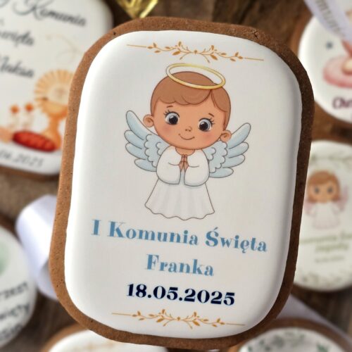 Podziękowania dla gości na komunię