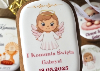Podziękowania dla gości na komunię