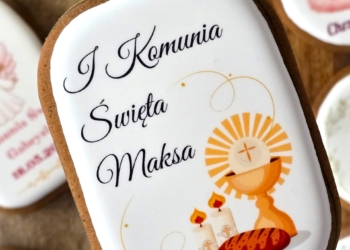 Podziękowania dla gości na komunię